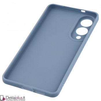Guminis 1.5 mm. storio dėklas su kameros apsauga - lavender grey Samsung Galaxy S25 Edge)
